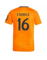 Real Madrid Endrick #16 Venkovní Dres 2024-25 Krátký Rukáv